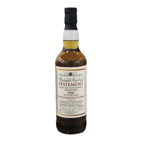 黑蛇Statement 1980 布萊芬蒂39年 #2019-2 1980 Blackadder. BLAIRFINDY STATEMENT 39 Year Old No. 35 Cask Ref.BF2019-2 Single Hogshead