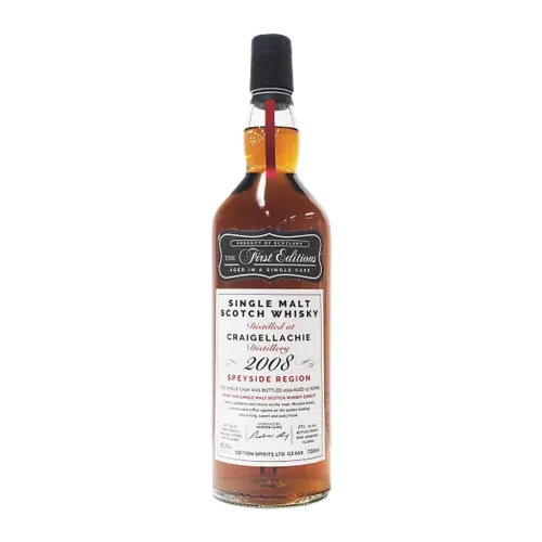 首席 2008 魁列奇15年 The First Editions 2008 CRAIGELLACHIE 15 Year Old