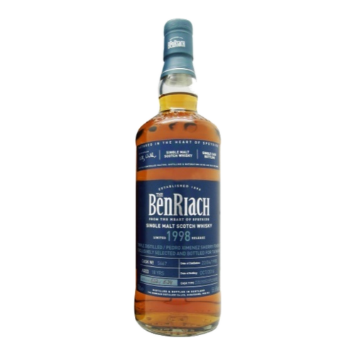 班瑞克 1998 18年 三次蒸餾 PX雪莉桶 #5667 單桶原酒 BenRiach 1998 18 Year Old Cask 5667