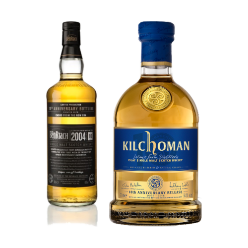 班瑞克 10週年紀念版＋齊侯門 10週年紀念版 雙瓶套組 BenRiach & Kilchoman 10th Anniversary Set