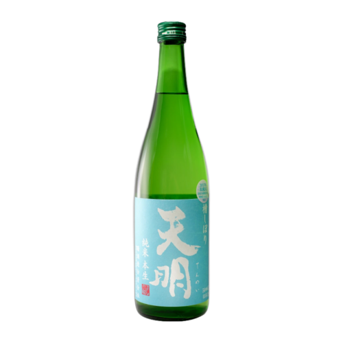 天明 「槽しぼり純米本生」 空色の天明