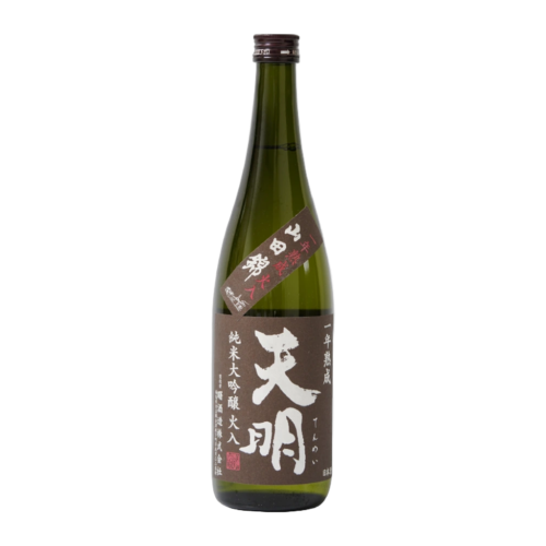 天明 「槽しぼり 純米大吟醸火入」 茶の天明