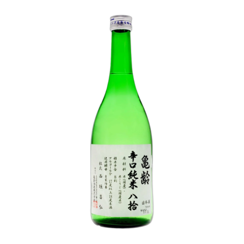 龜齡 辛口純米八拾