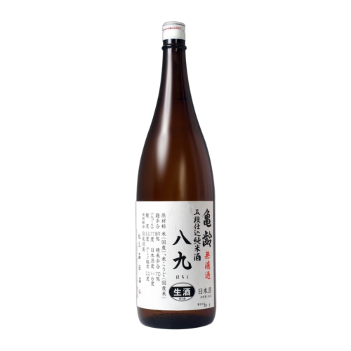 龜齡 無濾過 五段仕入純米酒 八九 龜齡 無濾過 五段仕入純米酒 八九