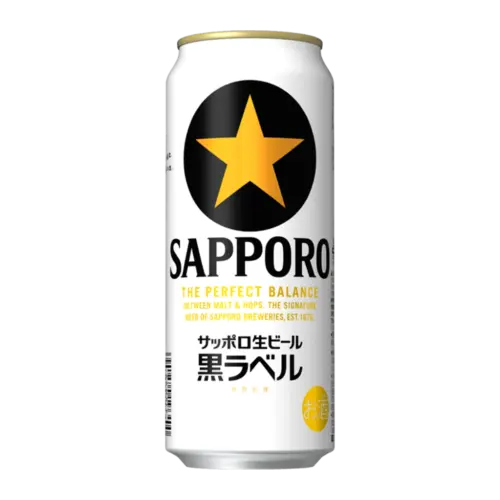 三寶樂 SAPPORO 黑標生啤酒 500ML×24罐