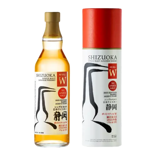 靜岡蒸餾所 Pot Still W 100%日本大麥 2025版 5年 單一麥芽日本威士忌