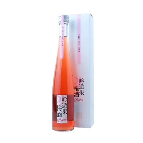 24-ikekame-ginyuka-rose-umeshu-375ml 池龜酒造 吟遊果 大吟釀瑰色梅酒