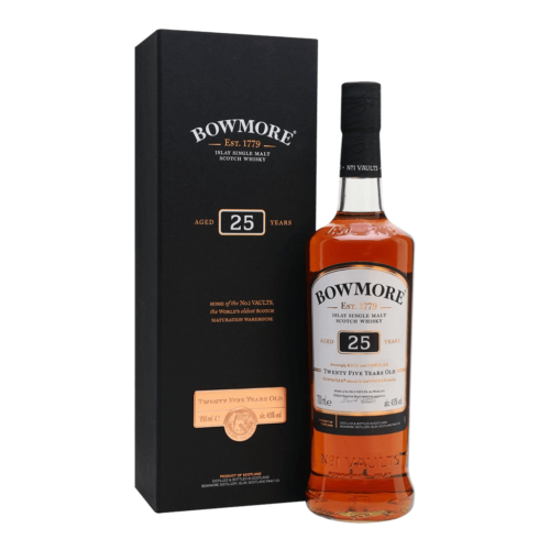 波摩 25年 艾雷島單一麥芽威士忌 700ML Bowmore 25 Year Old 波摩 25年 艾雷島單一麥芽威士忌 700ML Bowmore 25 Year Old