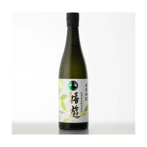 宗政酒造 嬉遊 綠茶麥燒酎
