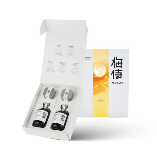 梅侍 中秋茶韻梅酒禮盒(東方美人茶&凍頂烏龍茶)