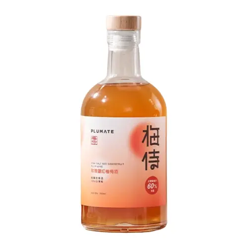 梅侍 純釀造梅酒-玫瑰鹽紅柚梅酒