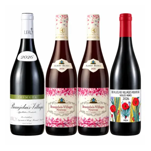 2026 薄酒萊新酒 4入套組（樂花園／亞柏彼修／碧紅）